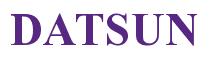 Rendering -DATSUN - using Times New Roman Bold
