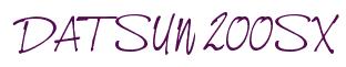 Rendering -DATSUN 200SX - using Neville Script