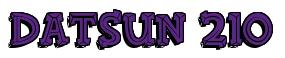 Rendering -DATSUN 210 - using FinkBold