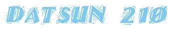 Rendering -DATSUN 210 - using Cut Ragged