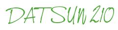 Rendering -DATSUN 210 - using Neville Script