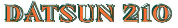 Rendering -DATSUN 210 - using Race Chisel