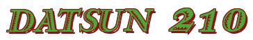 Rendering -DATSUN 210 - using Romana