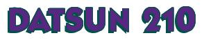 Rendering -DATSUN 210 - using Bully