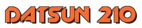 Rendering -DATSUN 210 - using Machine