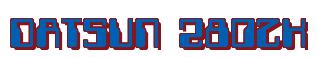 Rendering -DATSUN 280ZX - using Computer Font
