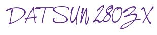 Rendering -DATSUN 280ZX - using Neville Script