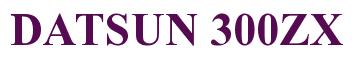 Rendering -DATSUN 300ZX - using Times New Roman Bold