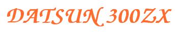 Rendering -DATSUN 300ZX - using Zapf Chancery