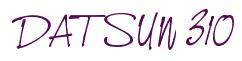 Rendering -DATSUN 310 - using Neville Script