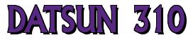 Rendering -DATSUN 310 - using Flair