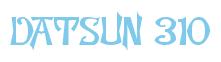 Rendering -DATSUN 310 - using Manchuria