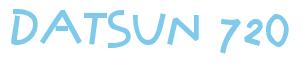 Rendering -DATSUN 720 - using Amazon