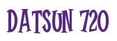 Rendering -DATSUN 720 - using Cooper Latin