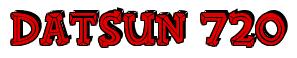 Rendering -DATSUN 720 - using FinkBold