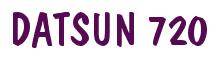 Rendering -DATSUN 720 - using Dom Casual