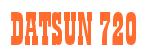 Rendering -DATSUN 720 - using Bill Board