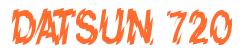 Rendering -DATSUN 720 - using Nervous