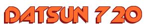 Rendering -DATSUN 720 - using Machine