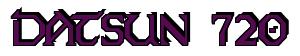 Rendering -DATSUN 720 - using Norman Normal