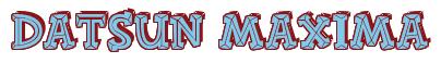 Rendering -DATSUN MAXIMA - using FinkBold