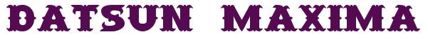 Rendering -DATSUN MAXIMA - using Saloon