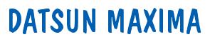 Rendering -DATSUN MAXIMA - using Dom Casual