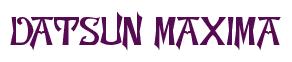 Rendering -DATSUN MAXIMA - using Manchuria