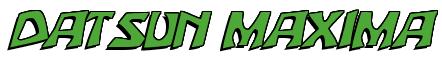 Rendering -DATSUN MAXIMA - using Wood Cut