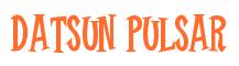 Rendering -DATSUN PULSAR - using Cooper Latin