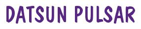 Rendering -DATSUN PULSAR - using Dom Casual