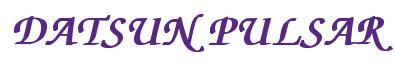 Rendering -DATSUN PULSAR - using Zapf Chancery