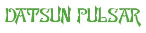 Rendering -DATSUN PULSAR - using Manchuria