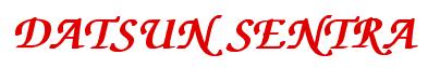 Rendering -DATSUN SENTRA - using Zapf Chancery