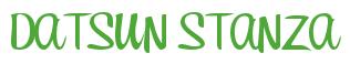 Rendering -DATSUN STANZA - using Mr Kleen
