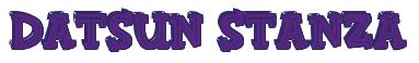 Rendering -DATSUN STANZA - using FinkBold