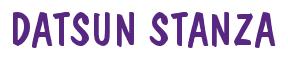 Rendering -DATSUN STANZA - using Dom Casual