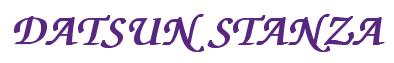 Rendering -DATSUN STANZA - using Zapf Chancery