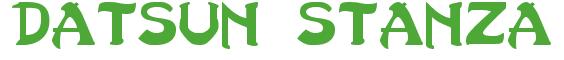 Rendering -DATSUN STANZA - using Last Ninja
