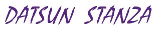 Rendering -DATSUN STANZA - using Staccato