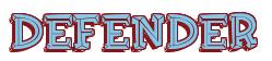 Rendering -DEFENDER - using FinkBold