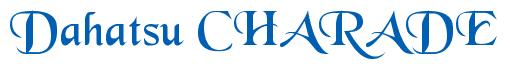 Rendering -Dahatsu CHARADE - using Black Chancery