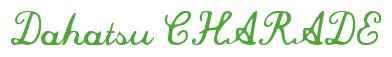 Rendering -Dahatsu CHARADE - using Commercial Script