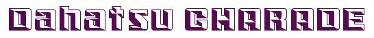 Rendering -Dahatsu CHARADE - using Race JLS