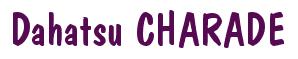 Rendering -Dahatsu CHARADE - using Dom Casual