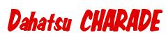 Rendering -Dahatsu CHARADE - using Big Nib