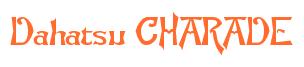 Rendering -Dahatsu CHARADE - using Manchuria