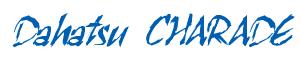Rendering -Dahatsu CHARADE - using Scratch