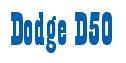 Rendering -Dodge D50 - using Bill Board