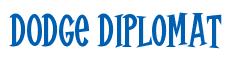 Rendering -Dodge DIPLOMAT - using Cooper Latin